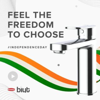 This independence day, get the #freedom to choose from our range of premium faucets.
Wishing you all a very happy #independenceday
.
.
.
.
#BIUT #essenceofbathing #interiordesign #architecture #inspiration #individualization #luxurydesign #bathroomideas #bathroomfittings #bathroomaccessories #madeinindia #design #inspiration #home #architecture #shopping #interiordesign #India #onlineshop #decor #madeinindia #luxurylife #homedesign #archilovers #architecturelovers #quality #architect #architecturephotography  #bathroom  #photooftheday #makeinindia #atmanirbharbharat